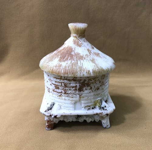 Boite ruche opaline émaillé - opaline,