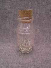 Pot a moutarde ancien en verre-diaphane Louit frères & Co