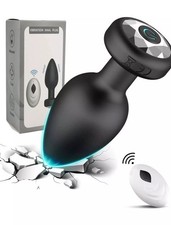 Neuf Sextoy Plug Télécommande Vibrant Anal Sex USB Butt Homme Femme OFFRE 