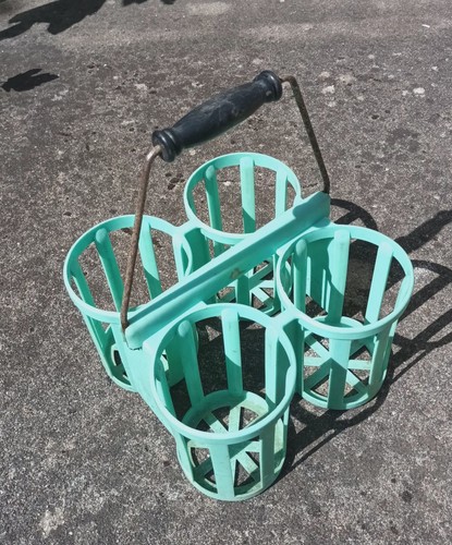 Porte bouteilles métal vert - porte-bouteilles,