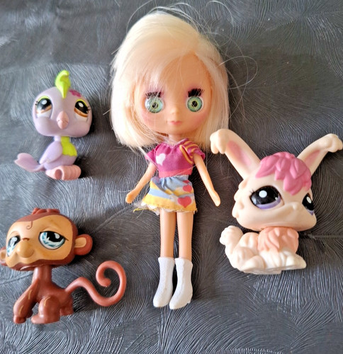 Hasbro lps blythe 3 petshop - +3,