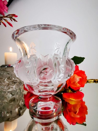 Vase lalique france dampierre - vase,
