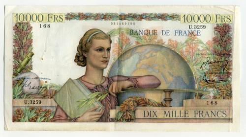 Billet 10000 francs - (3023),