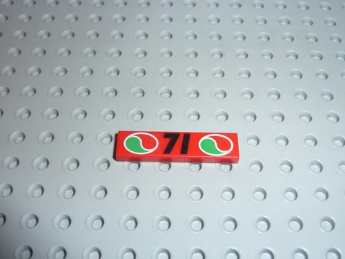 Lego tile with octan - with,