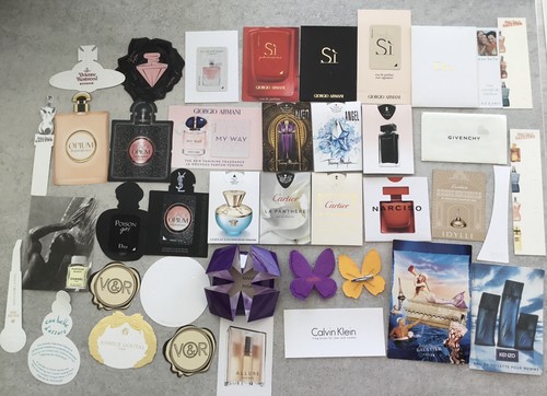 Lot cartes parfumées - cartes,