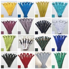 10 pièces. YKK, fermeture éclair Opti 8-22 cm Unteilbar nombreuses couleurs...