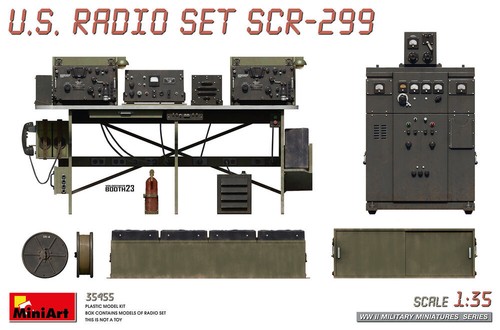 Miniart poste radio américain - miniart,