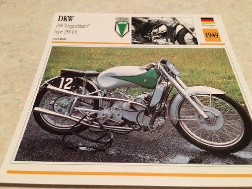 Carte moto dkw 250 - carte,