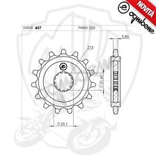 Pignon En Acier Ognibene 14