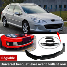 Universel becquet lèvre de spoiler Lame séparateur avant pour Peugeot 407 SW