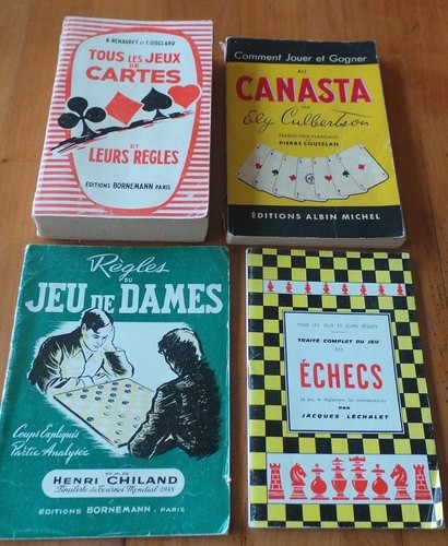 Lot livres anciens regles du - livres,