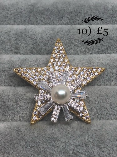 Broche perle eau douce - perle,