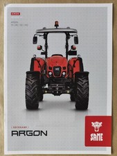 Tracteurs Same Argon Prospectus Brochure