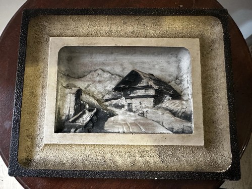 Petit tableau alpin - tableau,