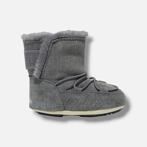 Moon boot baby gray - baby's, suede