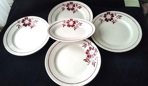 Lot assiettes plates - 4,