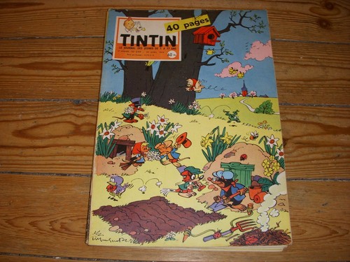 Tintin 549 1959 bd boxe - tintin,