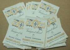 LOT 30 ETIQUETTES  VINAIGRE d'ALCCOL ANCIENNES OLD LABELS/EPICERIE ,ALIMENTAIRES
