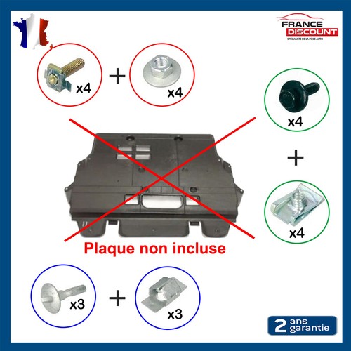 Kit clips fixation cache - , sous