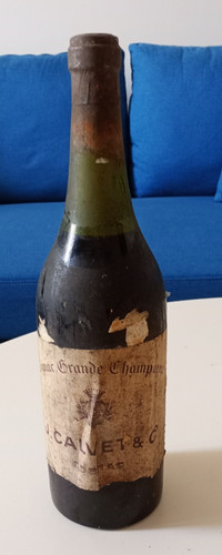Bouteille cognac calvet - de,