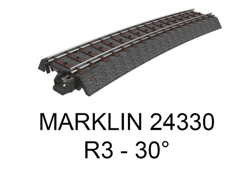 Marklin rail courbe - courbe, r3