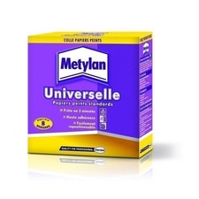 Colle universelle haute adhérence papiers peints standards METYLAN