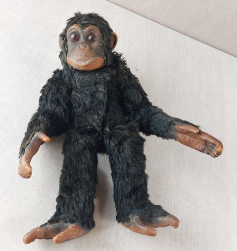 Ancienne peluche singe - , /