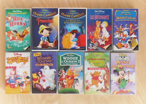 Lot cassettes vhs disney - 10,