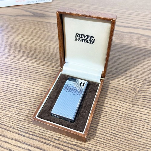 Briquet vintage silver match - vintage,