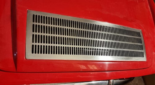 Grille capot arriere alpine - arriere,