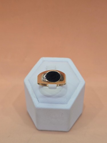 Bague chevalière jaune - bague, or