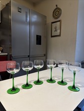 vintage 6 verres a vin blanc