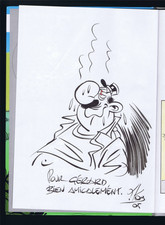 DEDICACE Daniel KOX  L'AGENT 212 n°7 Un flic à l'ombre  Kox / Cauvin  DUPUIS