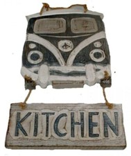 Panneau De Porte De Cuisine Campervan Combie En Bois Flotté Commerce Équitable