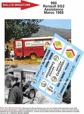 DECALS 1/43 REF 0960 RENAULT