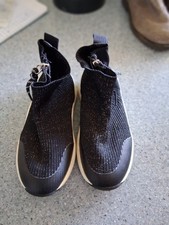 bottine noir pailleté argenté "P- 28"