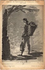 CPA Ancien Vieux PARIS Moeurs et Coutumes Le Chiffonnier (995678)
