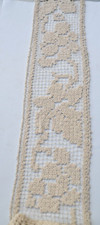Dentelle filet lin - au, en