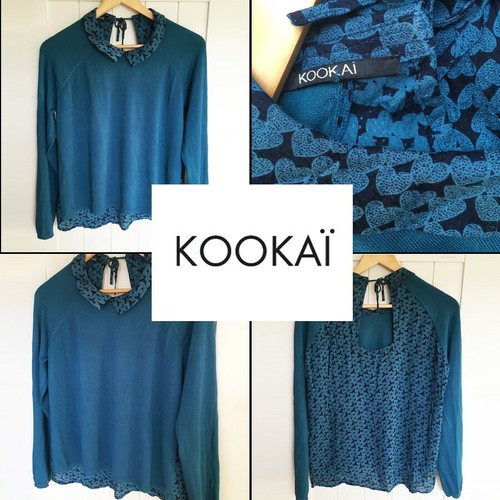 Pull matière kookai - pull, bi-matière