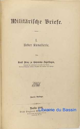 Militärische briefe ueber - militärische, i