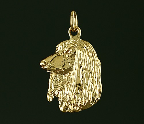 Pendentif chien levrier - pendentif,