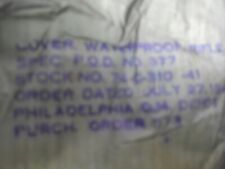 HOUSSE DE PROTECTION "  US pour le FUSIL  GARAND " débarquement datée 1943   WW2