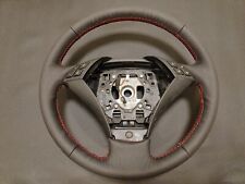 Housse cuir neuve pour volant BMW Série 5 3.0D E60 E61 point rouge
