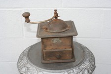 Ancien Moulin À Café En Bois Vintage JAPY Frères BEAUCOURT PARIS