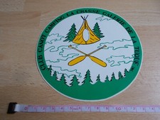 Autocollant CLUB CANOT - CAMPING LA CHASSE - GALERIE DE LA TUQUE