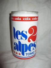 ? Vintage 90s Ancienne CANETTE COLA LES 2 ALPES TONIC COLLECTOR Boîte Ski Coca