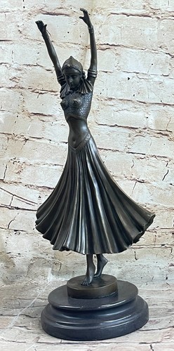 Sculpture bronze chiparus - sculpture, en