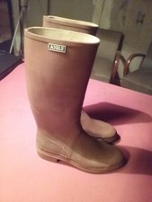 Bottes Aigle caoutchouc P44 marron 