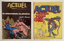 Actuel (lot de 2 magazines), Num. 25 Novembre 1972 & Num. 26 Décembre 1972/ Nova