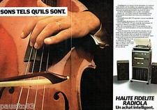 PUBLICITE ADVERTISING 1016  1980   Radiola hi-fi (2p) le rack 3070 tuner ampli